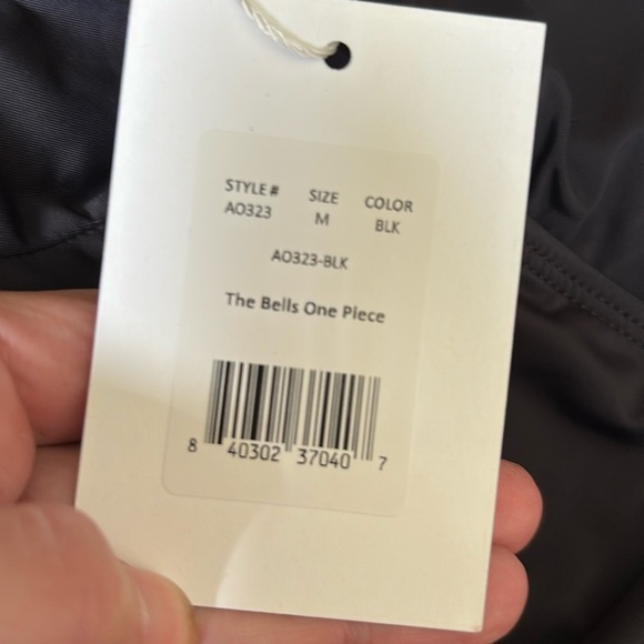 Andie x Mindy The Bells One Piece Swimsuit Black size M NWT - Picture 9 of 10